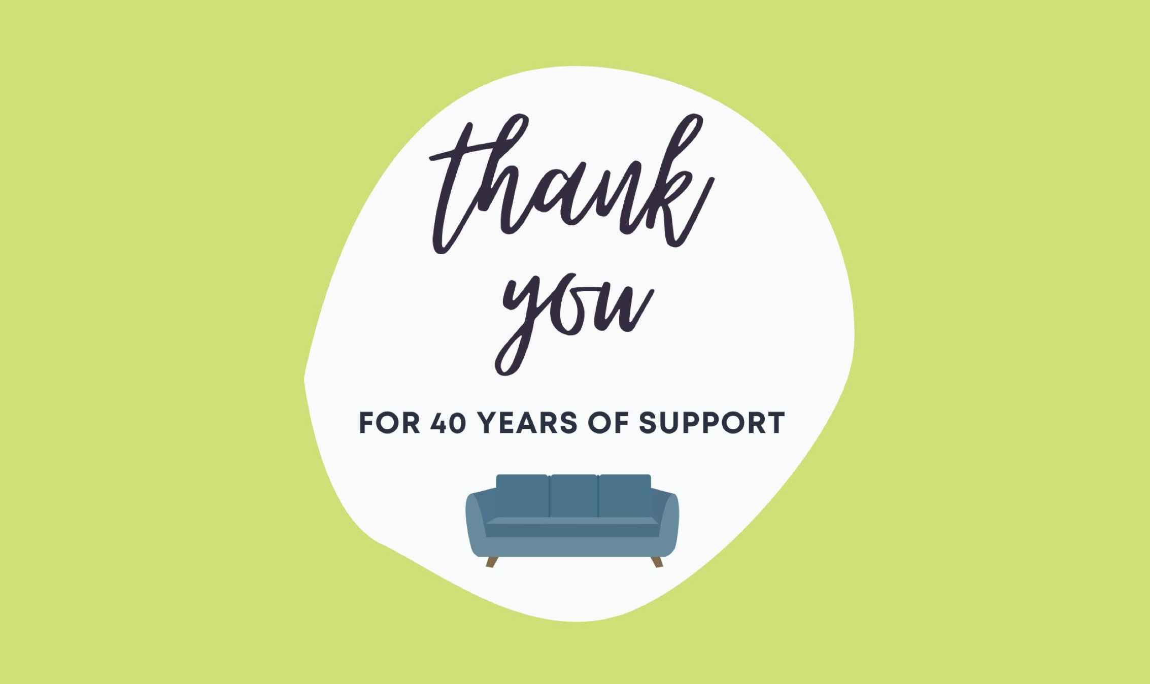 Thank You for 40 Years of Support